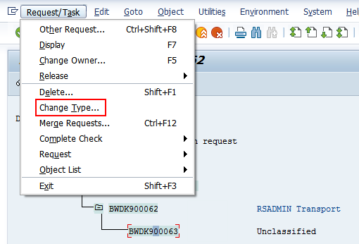 rsadmin change type