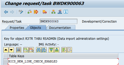 rsadmin table key