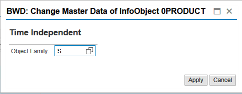 change object family