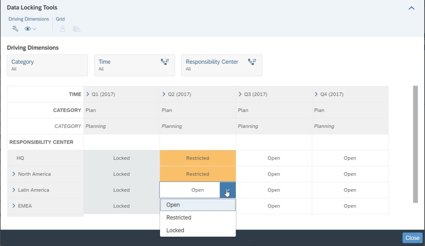 Data locking tools