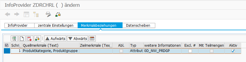 Merkmalsbeziehung