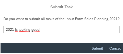 Submit task