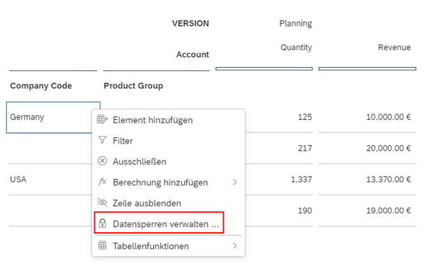 Datensperren verwalten