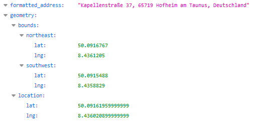 google api and abap to enrich sap data