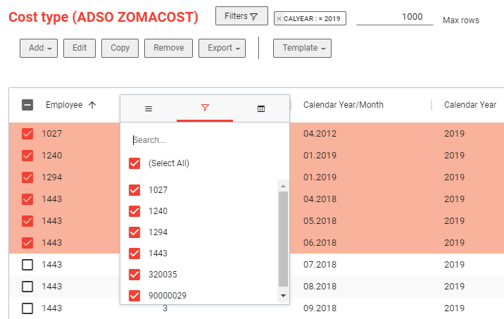 Convenient and simple: Multiple selection and Multi Edit.