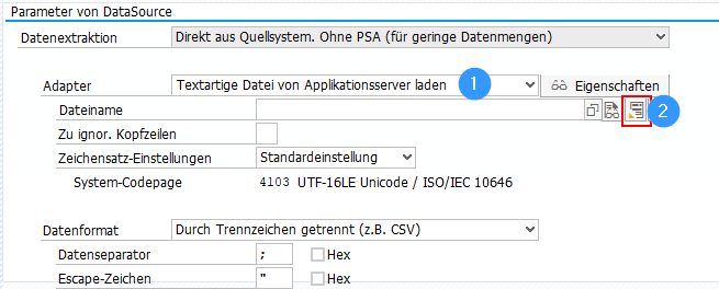 Routine für den Dateinamen anlegen