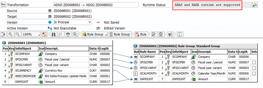 ABAP and HANA runtime are supported