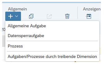 Prozess durch treibende Dimension