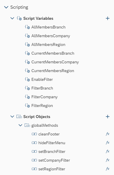 SAP Analytics Cloud Analytics Designer Methods Variables