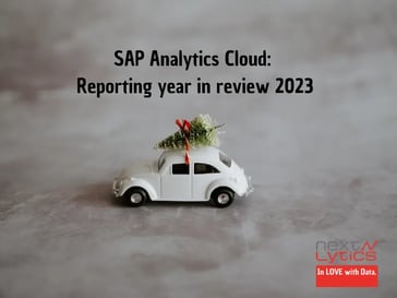 SAP Analytics Cloud: Reporting year in review 2023