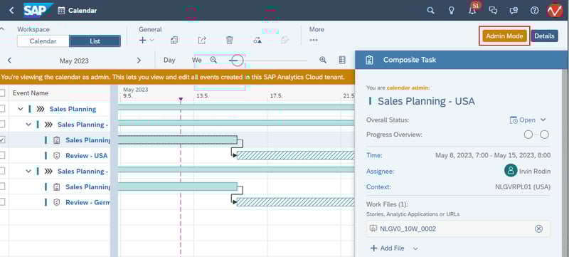002-admin-mode_Calendar Administrator