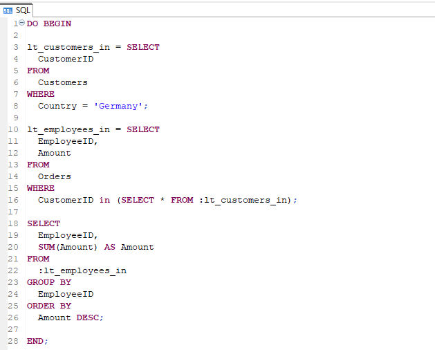 001-readable-line-breaks_SQLScript Code