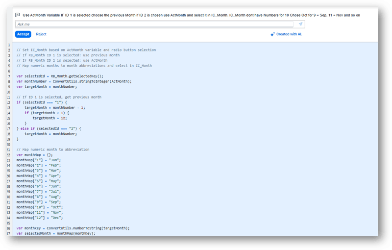 Complex Script SAC AI