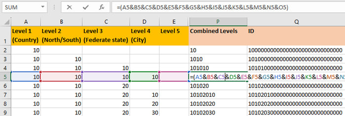 003-combined-level_SAP Analytics Cloud hierarchies