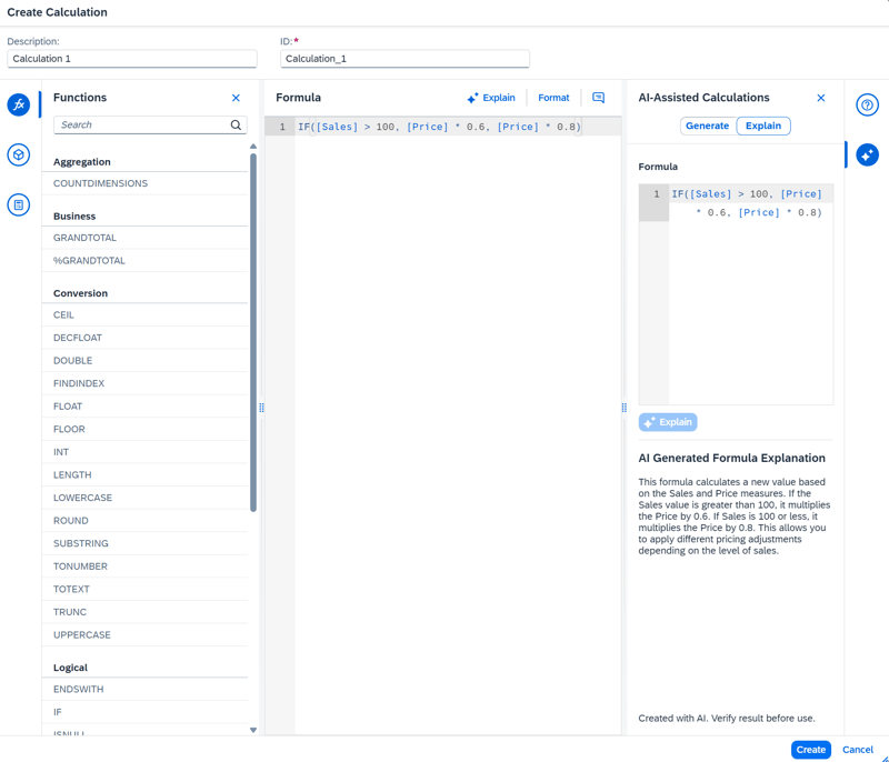 SAC AI data analyzer explain