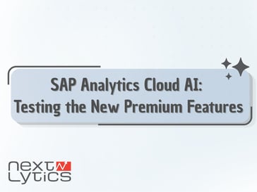 SAP Analytics Cloud AI: Testing the New Premium Features