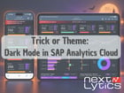 Trick or Theme: Dark Mode in SAP Analytics Cloud