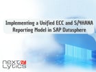 Implementing a Unified ECC & S/4HANA Reporting Model in SAP Datasphere