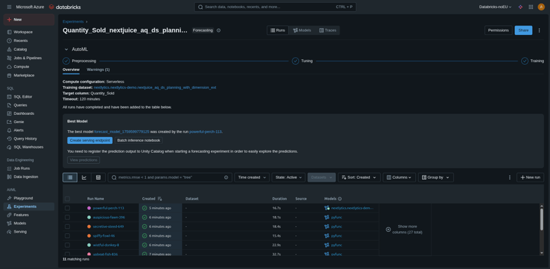 04.Databricks & AutoML end-to-end example