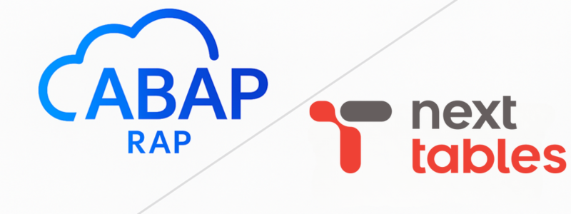 ABAP RAP vs NextTables