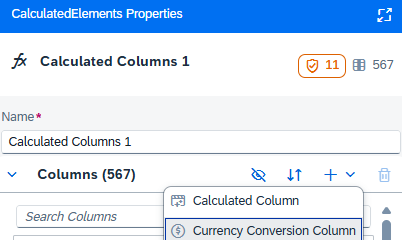 Picture3 - Graphical view conversion column_Currency Conversion in SAP Datasphere