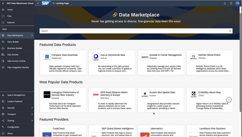 DWC Data Marketplace_SAP TechEd 2022