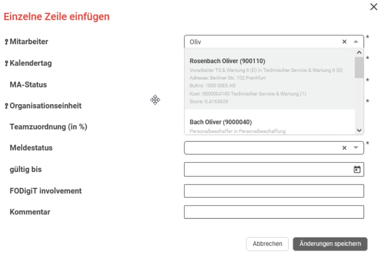 Personalkostenplanung NextTables 2 - SAP BW - Workspaces
