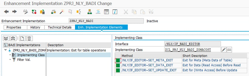 Table Maintenance - How to Implement a BAdI 3