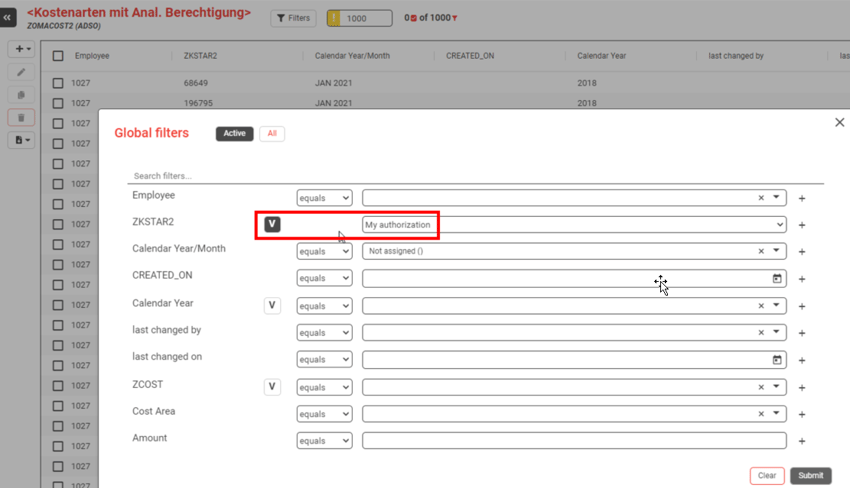 how analysis authorizations 3