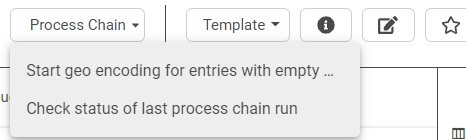 start a process chain 1