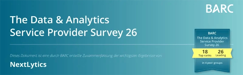 NextLytics in The Data and Anayltics Service Provider Survey 26