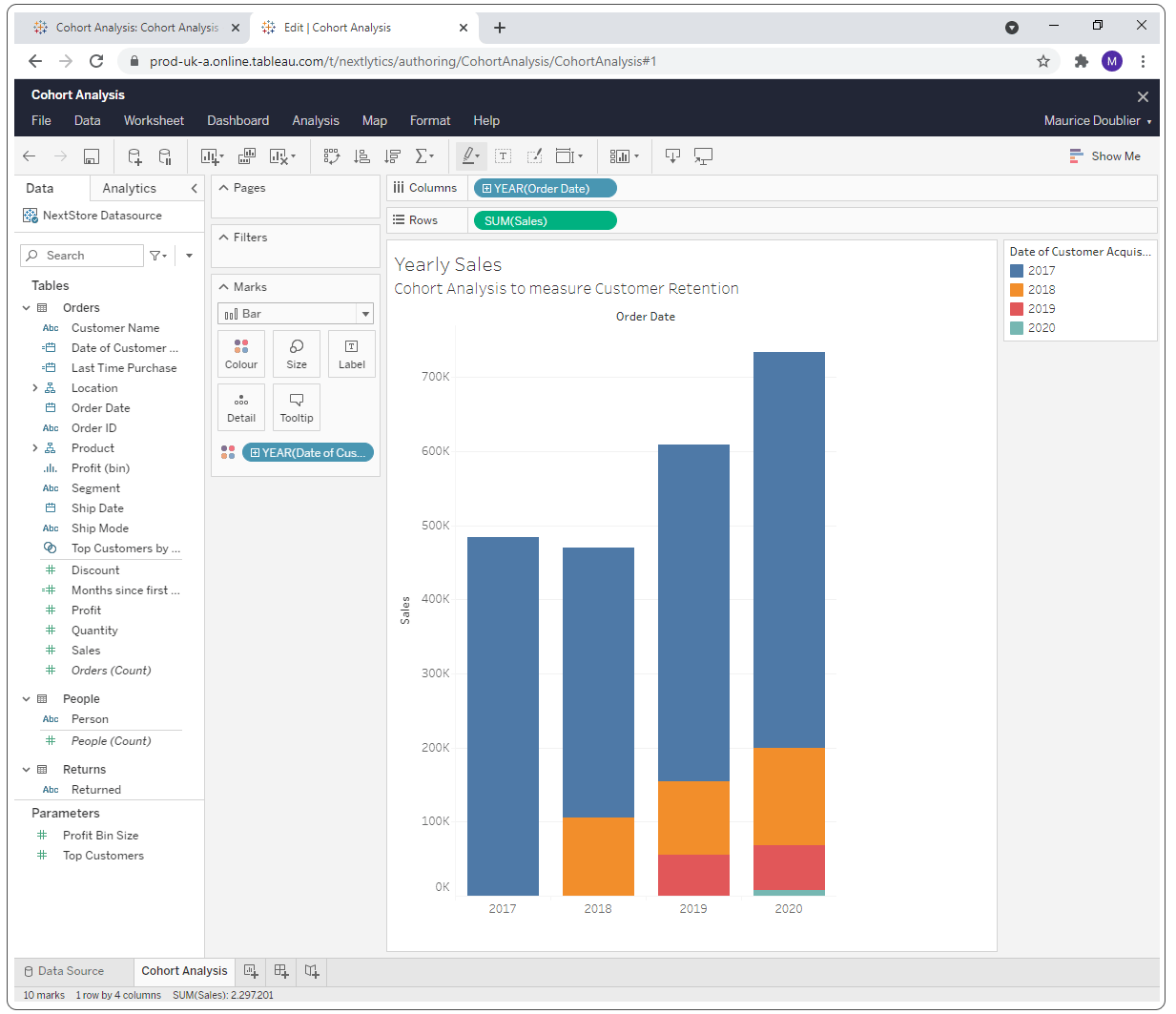 Author Tableau Dashboards on the Web