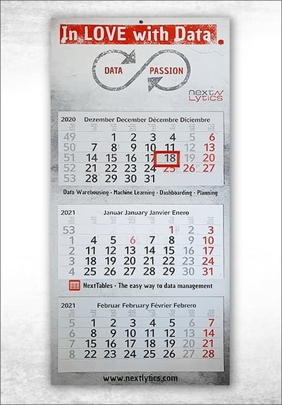 Kalender 2021 Von Der Nextlytics Ag kalender 2021 wird unser jahr