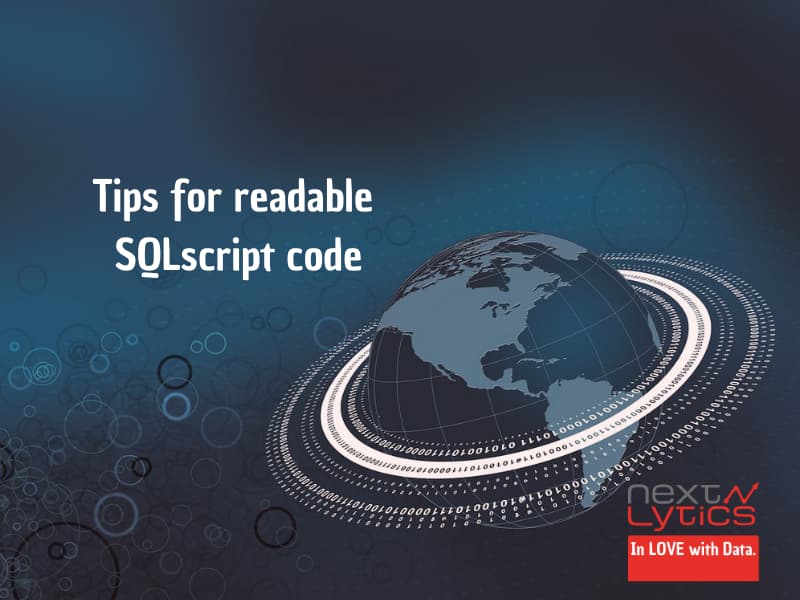 Tips for readable SQLscript code