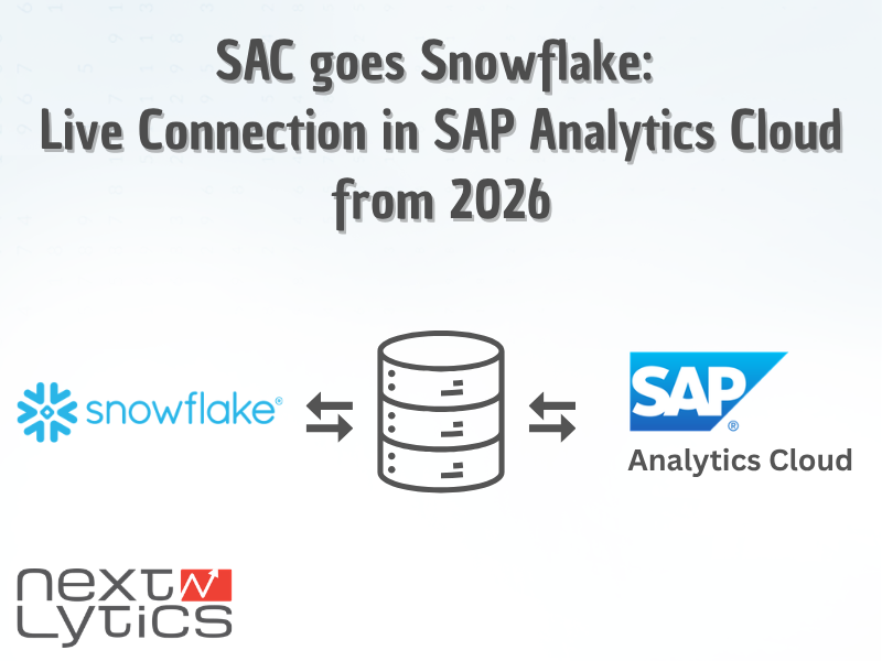 SAC goes Snowflake: Live Connection in SAP Analytics Cloud from 2026