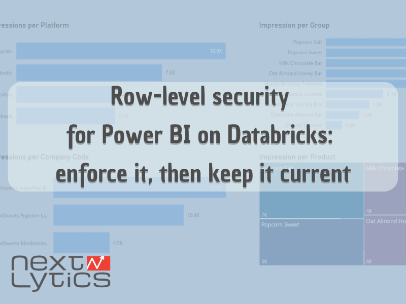 Row level security for Power BI on Databricks: enforce & keep current