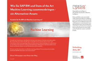 Neues Whitepaper: Wie Sie Machine Learning und SAP BW zusammenbringen