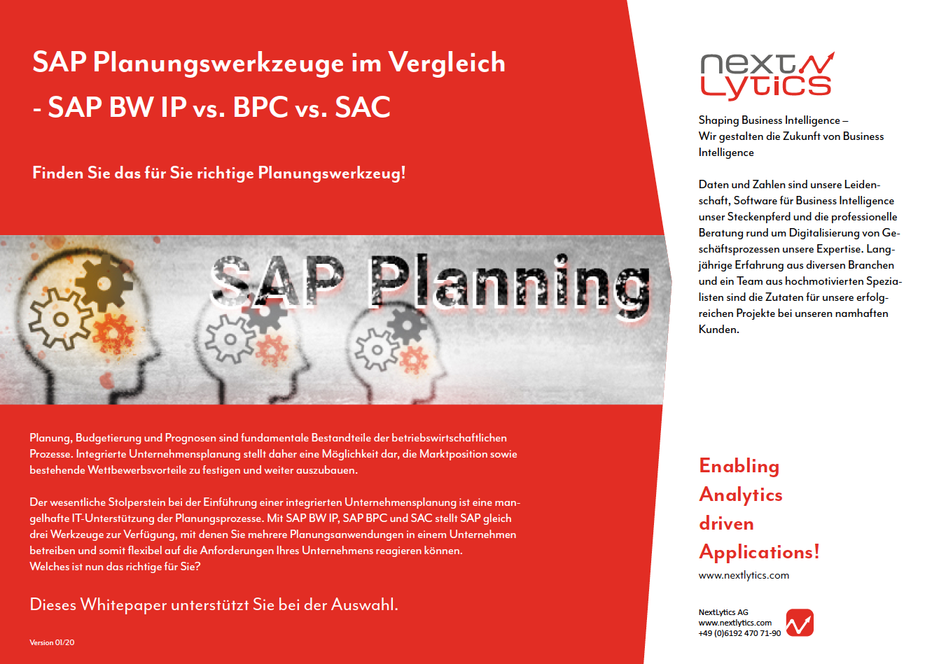 SAP-Planungswerkzeuge im Vergleich: SAP BW IP, BPC und SAC