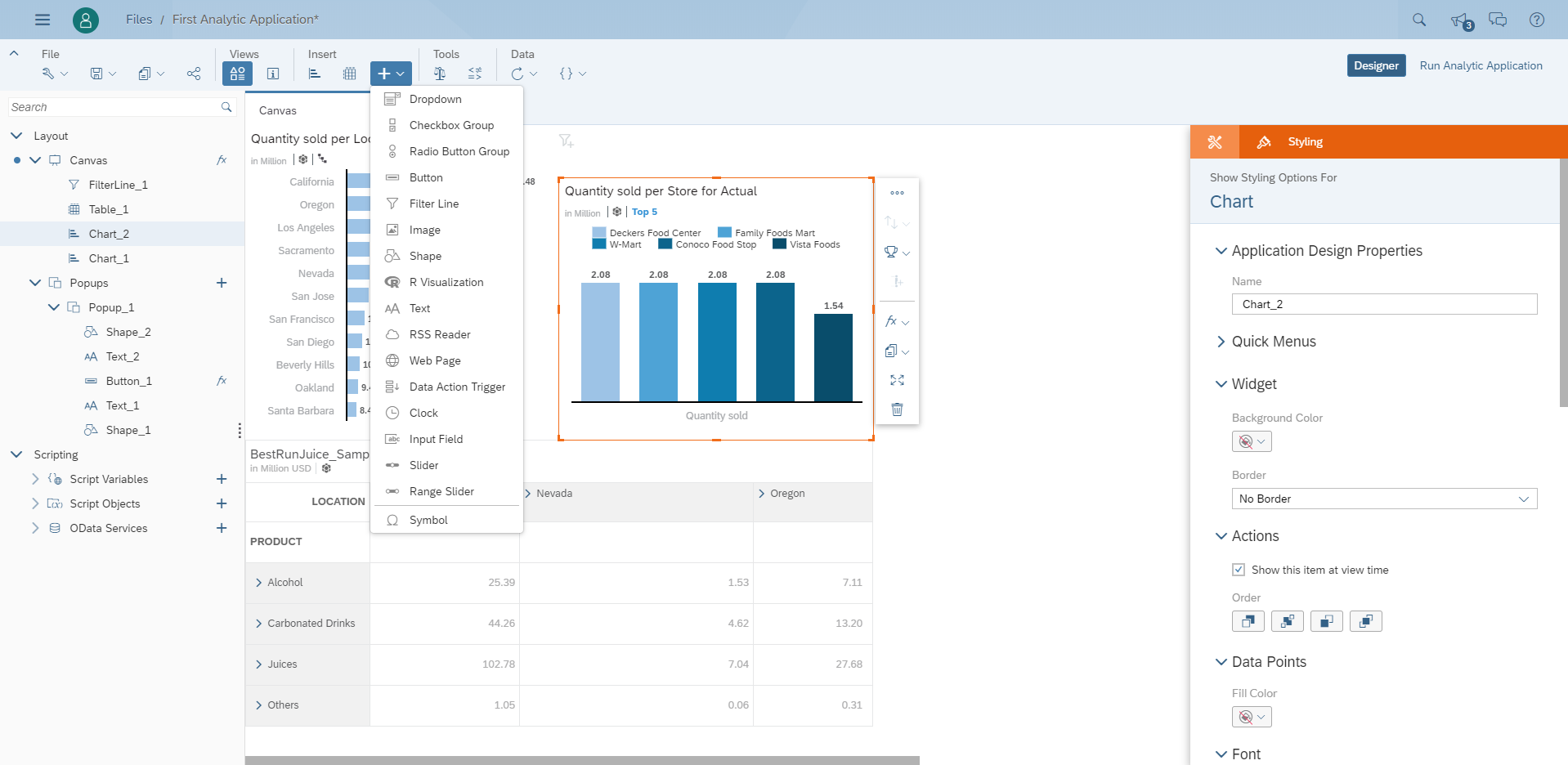 Application Design for SAP Analytics Cloud released
